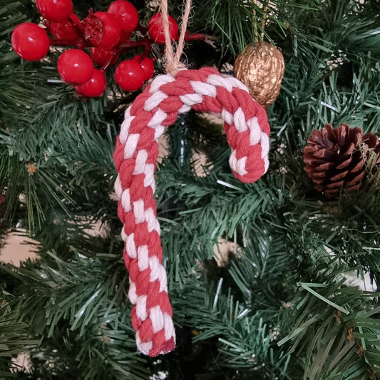 Macrame Candy Cane